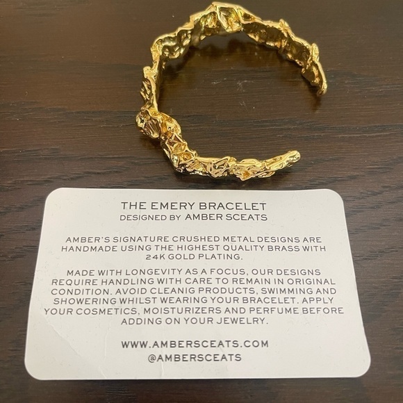 Amber Sceats Emery Bracelets 24k Gold plated - Picture 3 of 3